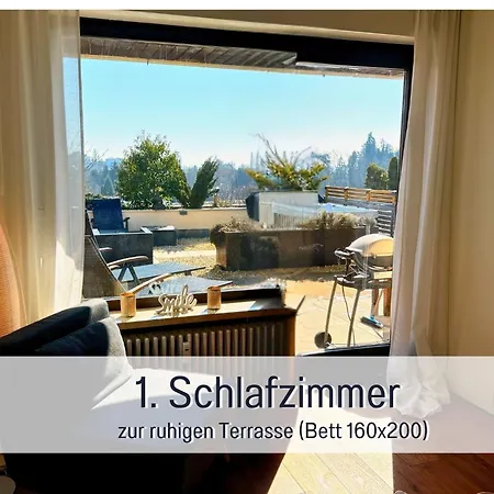 Sonnenterrasse - 3 Schlafzimmer, Whirlpool & Alpenblick - Perfekt Fuer Romantik Oder Familienurlaub Mit Kind , Hund Willkommen By Ferienwohnenamsee - Uberlingen Exterior foto