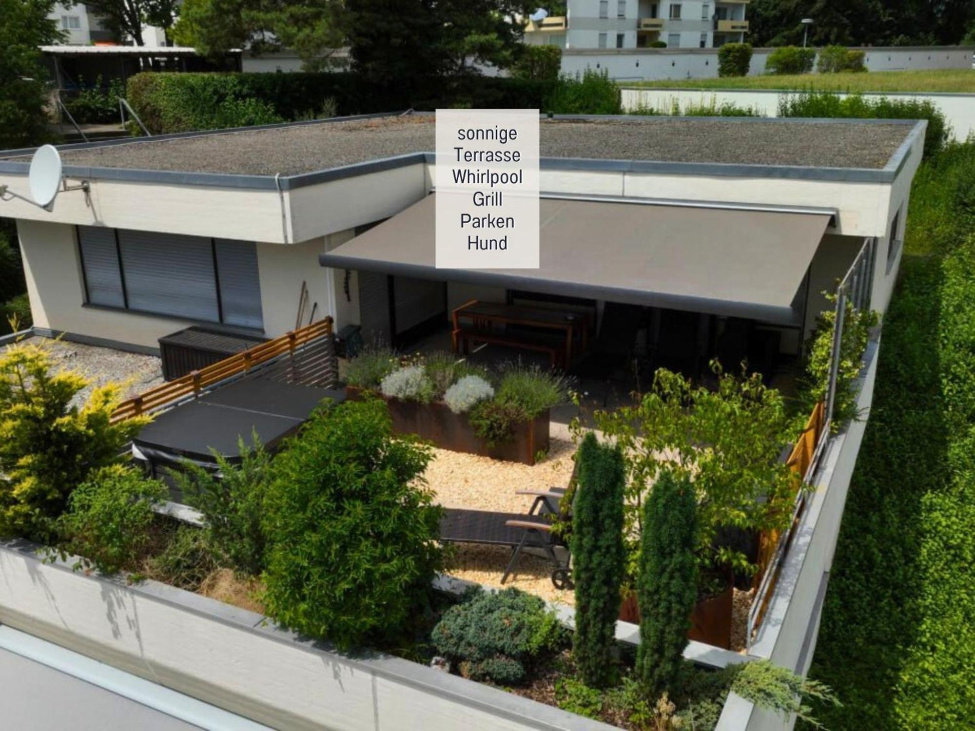 Sonnenterrasse - 3 Schlafzimmer, Whirlpool & Alpenblick - Perfekt Fuer Romantik Oder Familienurlaub Mit Kind , Hund Willkommen By Ferienwohnenamsee - Apartment Uberlingen